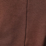 Wide Boat Neck Kimono Sleeve Ruched Waist Top, Cocoa