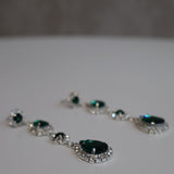 Pretty Green 4 Stones Emerald & Diamonds