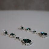 Pretty Green 4 Stones Emerald & Diamonds