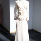 Ivory Poise Midi Dress, Off-White