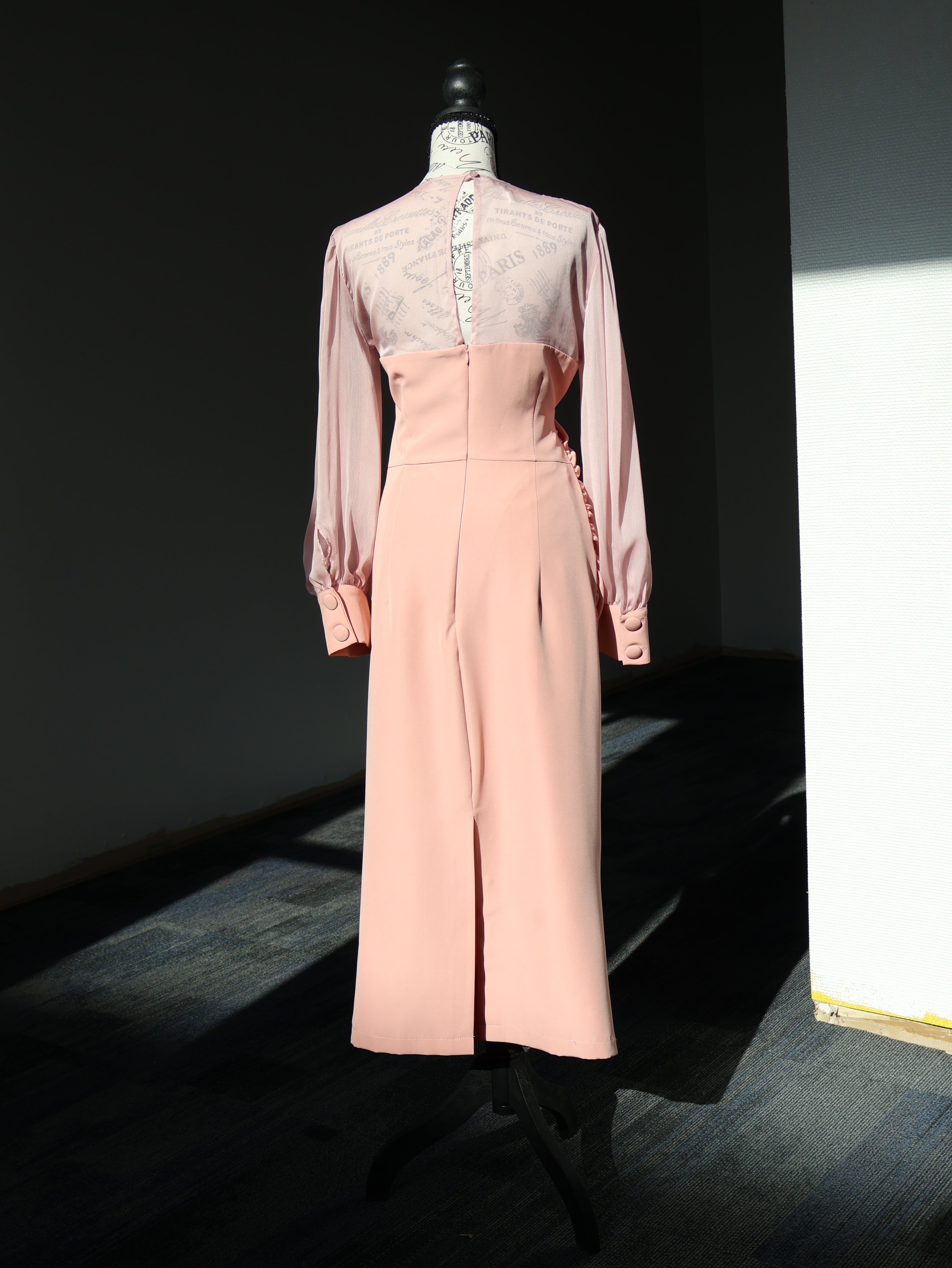 Midi Dress Rose Wood Reverie