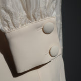Ivory Poise Midi Dress, Off-White