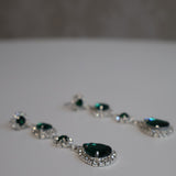 Pretty Green 4 Stones Emerald & Diamonds