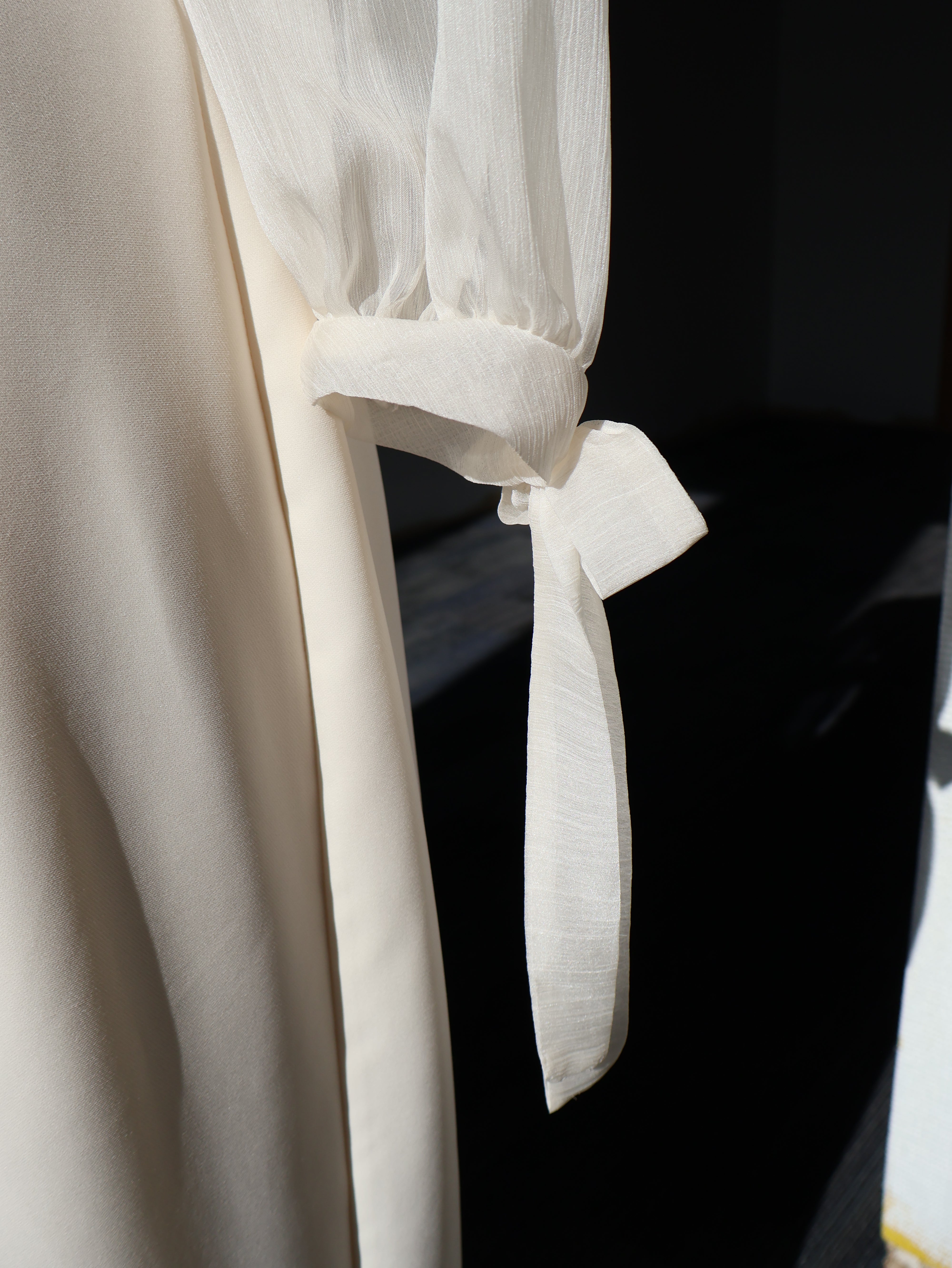 Ivory Reverie Midi Dress, White