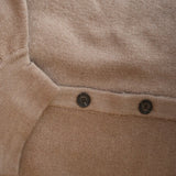 Mock Neck Button Down Knit Poncho