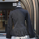 Elegant Peplum Waist Blazer