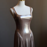 Metallic Maxi Dress