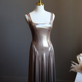 Metallic Maxi Dress