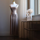 Metallic Maxi Dress