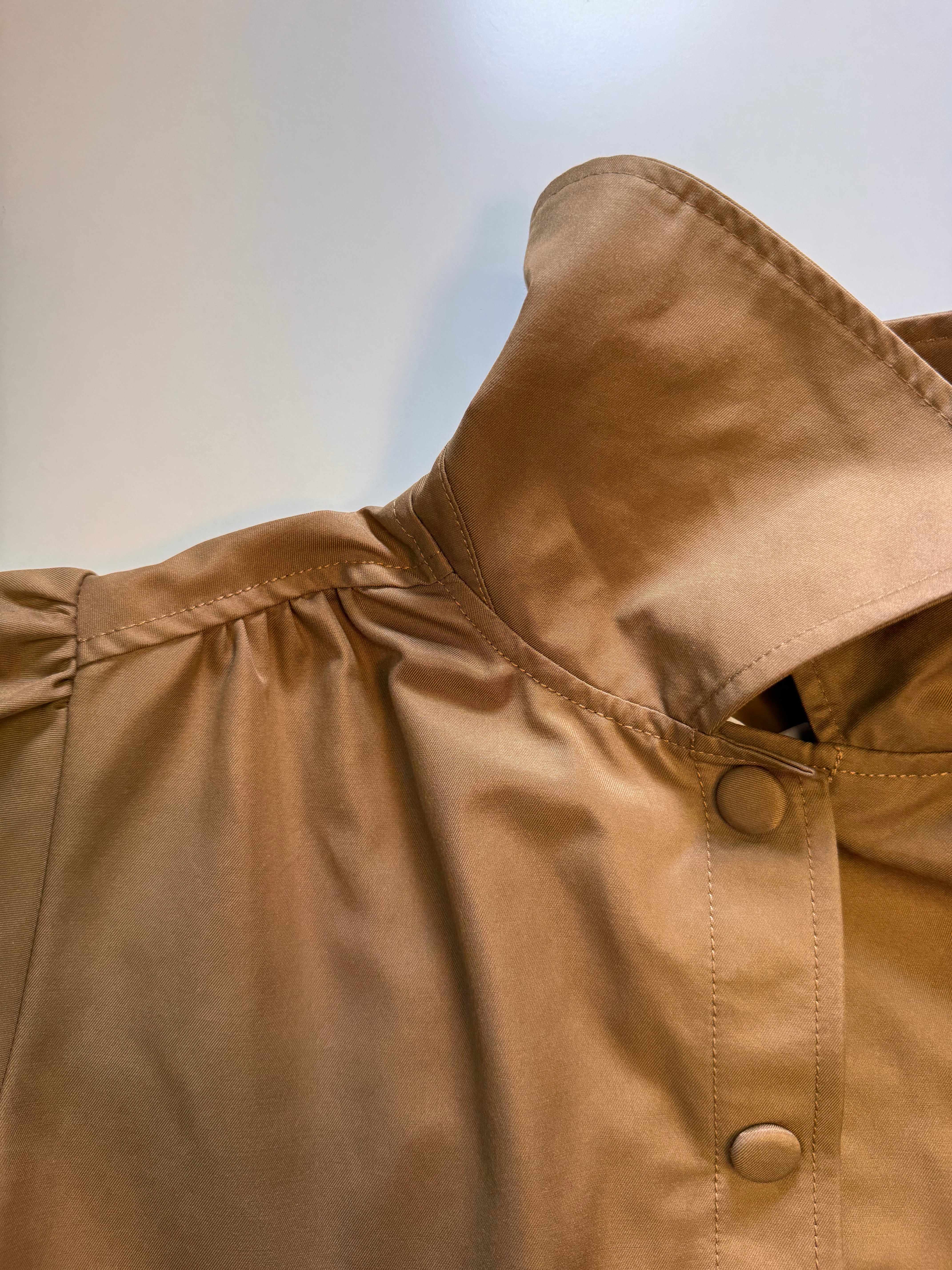 Dramatic Collar Blouson Jacket