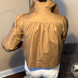 Dramatic Collar Blouson Jacket