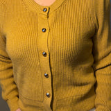 Puff Shoulder Cardigan