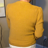 Puff Shoulder Cardigan