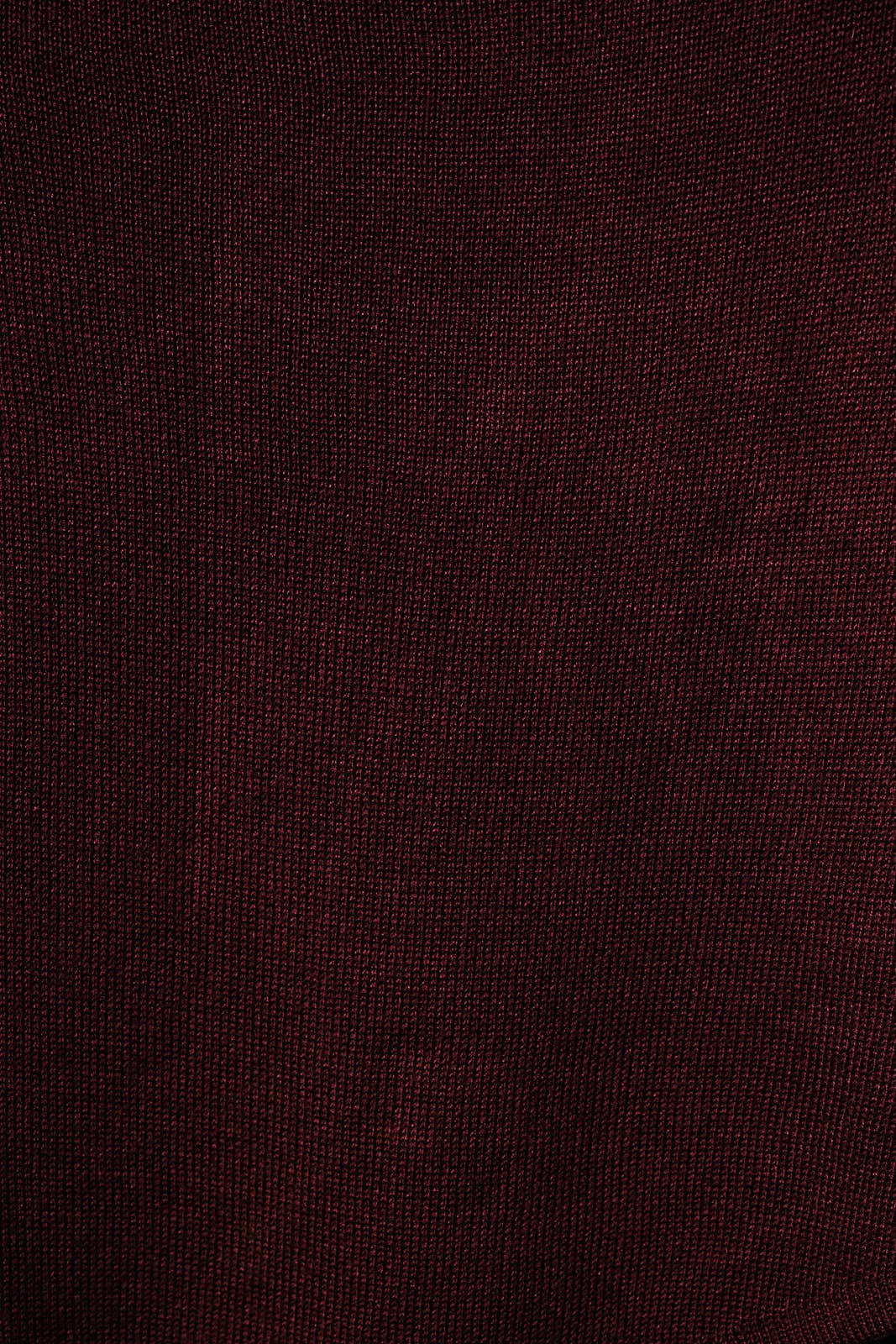 Slouchy Neckline Poncho Knit Top, Rust